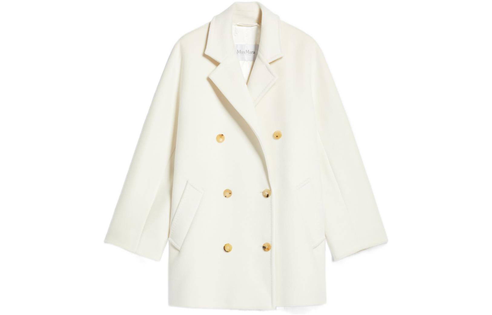 MaxMara Короткое пальто 101801 Series для женщин белое
MaxMara Короткое пальто 101801 Series для женщин белое