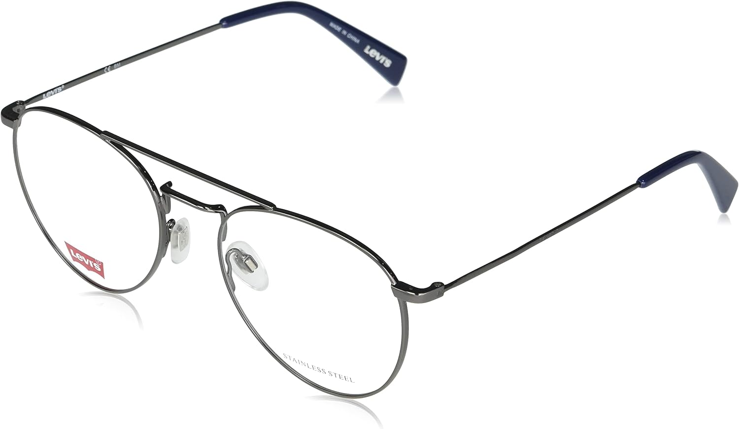 Овальные оправы для очков Levi's LV 1006, Dark Ruthenium/Demo Lens
Овальные оправы для очков Levi's LV 1006, Dark Ruthenium/Demo Lens