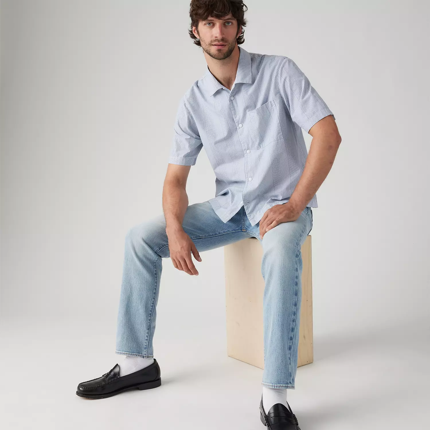 Рубашка Townes с коротким рукавом и свободным кроем Levi's, цвет Alexxis Stripe Hampton Bay - Blue
Рубашка Townes с коротким рукавом и свободным кроем Levi's, цвет Alexxis Stripe Hampton Bay - Blue