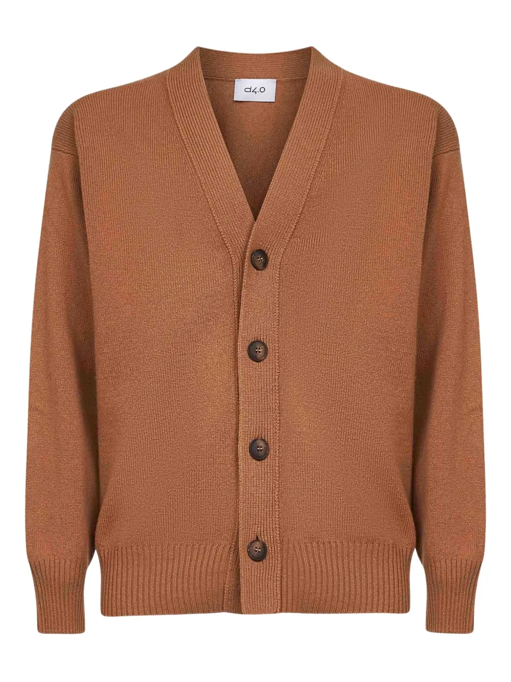 Кардиган с V-образным вырезом на пуговицах D4.0, коричневый
Кардиган с V-образным вырезом на пуговицах D4.0, коричневый