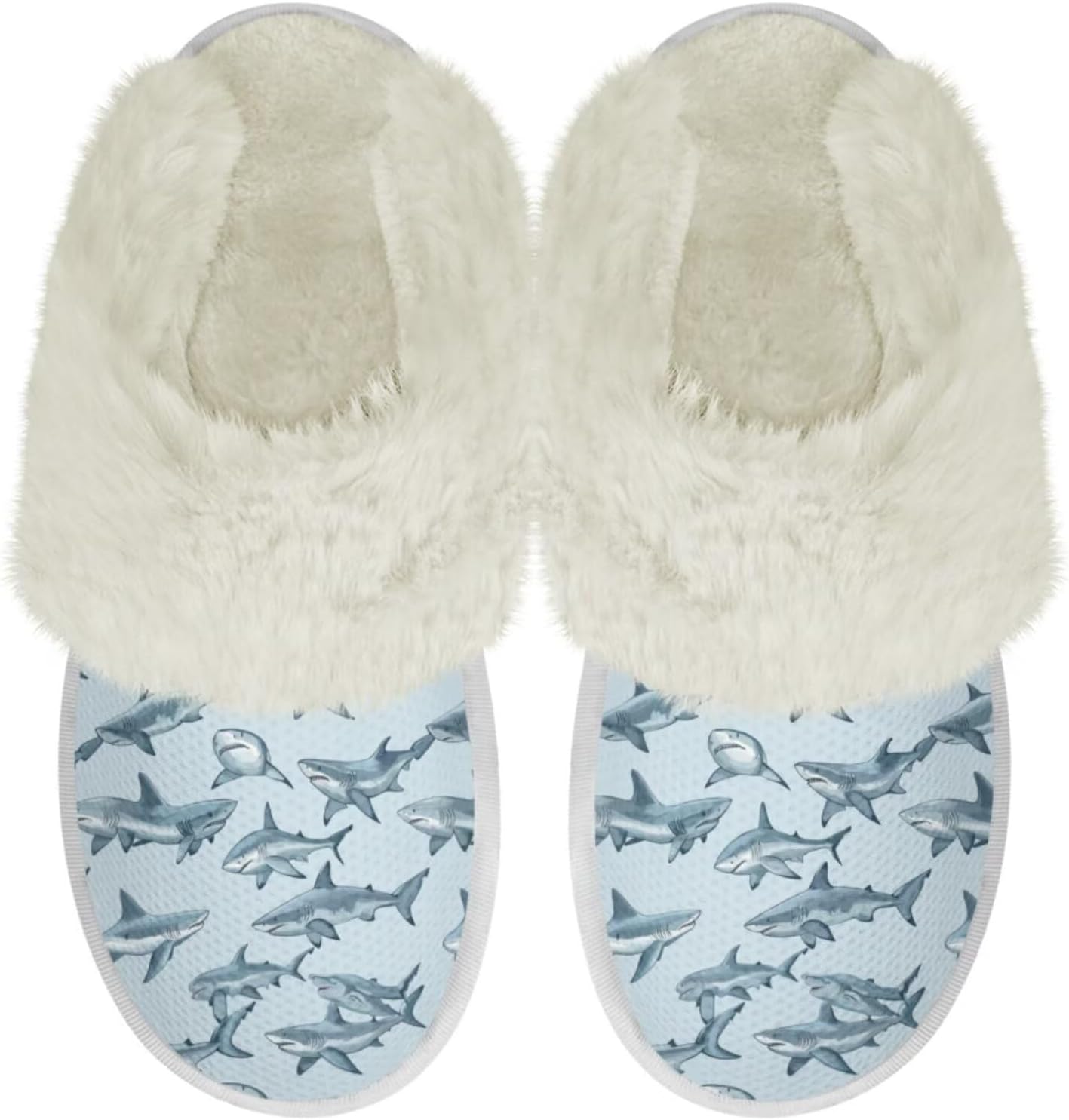 Женские пушистые тапочки Binienty, домашние тапочки для мужчин и женщин, повседневная зимняя обувь для дома, Shark
Женские пушистые тапочки Binienty, домашние тапочки для мужчин и женщин, повседневная зимняя обувь для дома, Shark