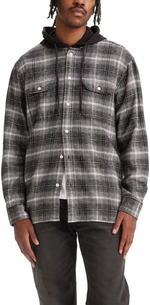 Мужская рабочая рубашка с капюшоном Levi's, (New) Ametrine Plaid Meteorite
Мужская рабочая рубашка с капюшоном Levi's, (New) Ametrine Plaid Meteorite