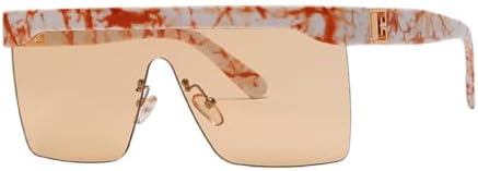 Винтажные модные солнцезащитные очки большого квадратного размера для женщин и мужчин, стильные солнцезащитные очки с плоской оправой и защитой от УФ-излучения UV400 MTZJH
Винтажные модные солнцезащитные очки большого квадратного размера для женщин и мужчин, стильные солнцезащитные очки с плоской оправой и защитой от УФ-излучения UV400 MTZJH