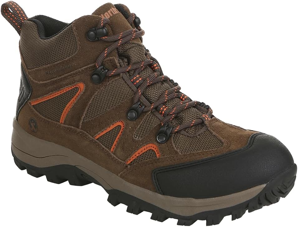 Мужские водонепроницаемые походные ботинки Northside Snohomish из кожи средней высоты, Bark/Orange
Мужские водонепроницаемые походные ботинки Northside Snohomish из кожи средней высоты, Bark/Orange