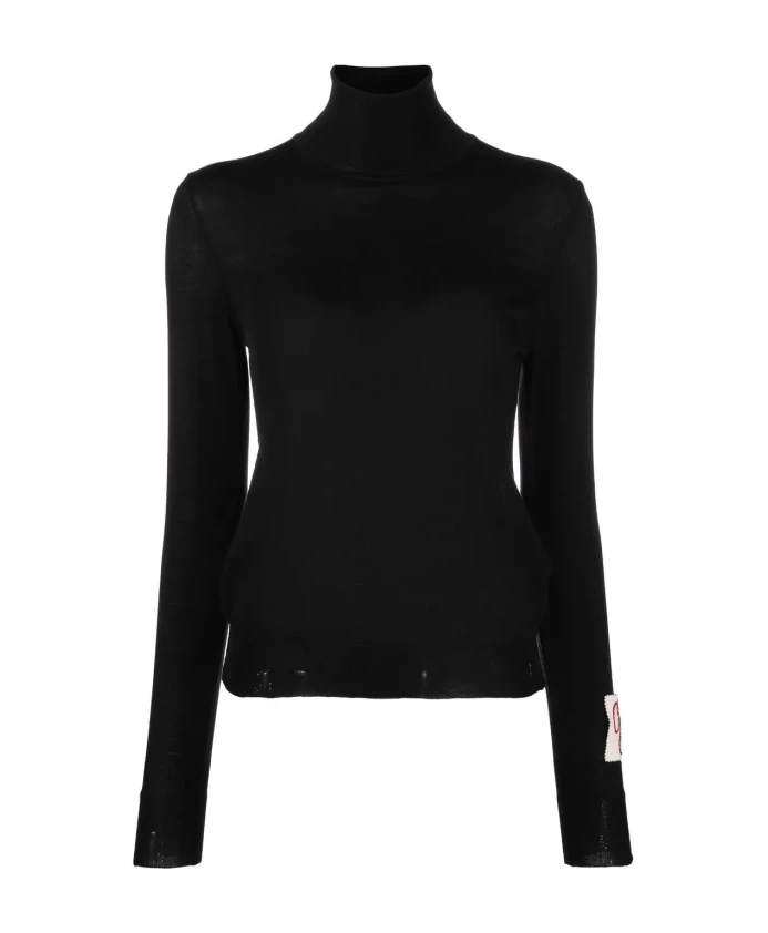 Шерстяной свитер с высоким воротником и нашивкой с логотипом. Golden Goose, черный
Шерстяной свитер с высоким воротником и нашивкой с логотипом. Golden Goose, черный