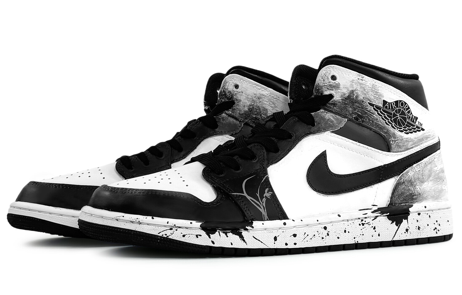 Кроссовки Air Jordan 1 Vintage Basketball Shoes Men Mid-top White/gray/black, черный
Кроссовки Air Jordan 1 Vintage Basketball Shoes Men Mid-top White/gray/black, черный