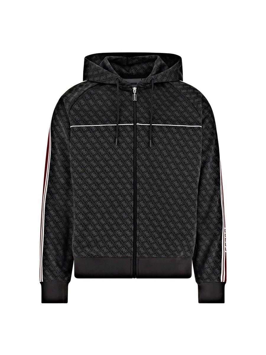 Худи с капюшоном на молнии GUESS, Black
Худи с капюшоном на молнии GUESS, Black