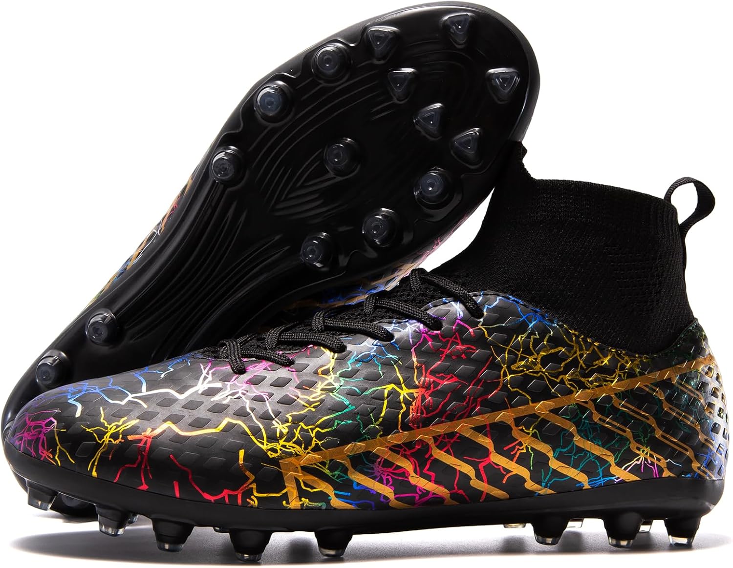 Футбольные бутсы унисекс для мужчин, легкие, без шнуровки, подходят для разных типов покрытий, с поддержкой лодыжки, для начинающих и опытных игроков Lsidoryc, черный/золотой
Футбольные бутсы унисекс для мужчин, легкие, без шнуровки, подходят для разных типов покрытий, с поддержкой лодыжки, для начинающих и опытных игроков Lsidoryc, черный/золотой