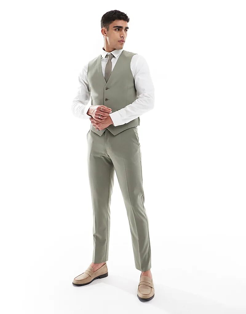 Узкие брюки ASOS DESIGN цвета хаки
Узкие брюки ASOS DESIGN цвета хаки