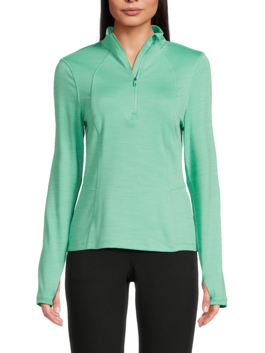 Пуловер с застежкой-молнией спереди Spyder, цвет Pool Blue
Пуловер с застежкой-молнией спереди Spyder, цвет Pool Blue