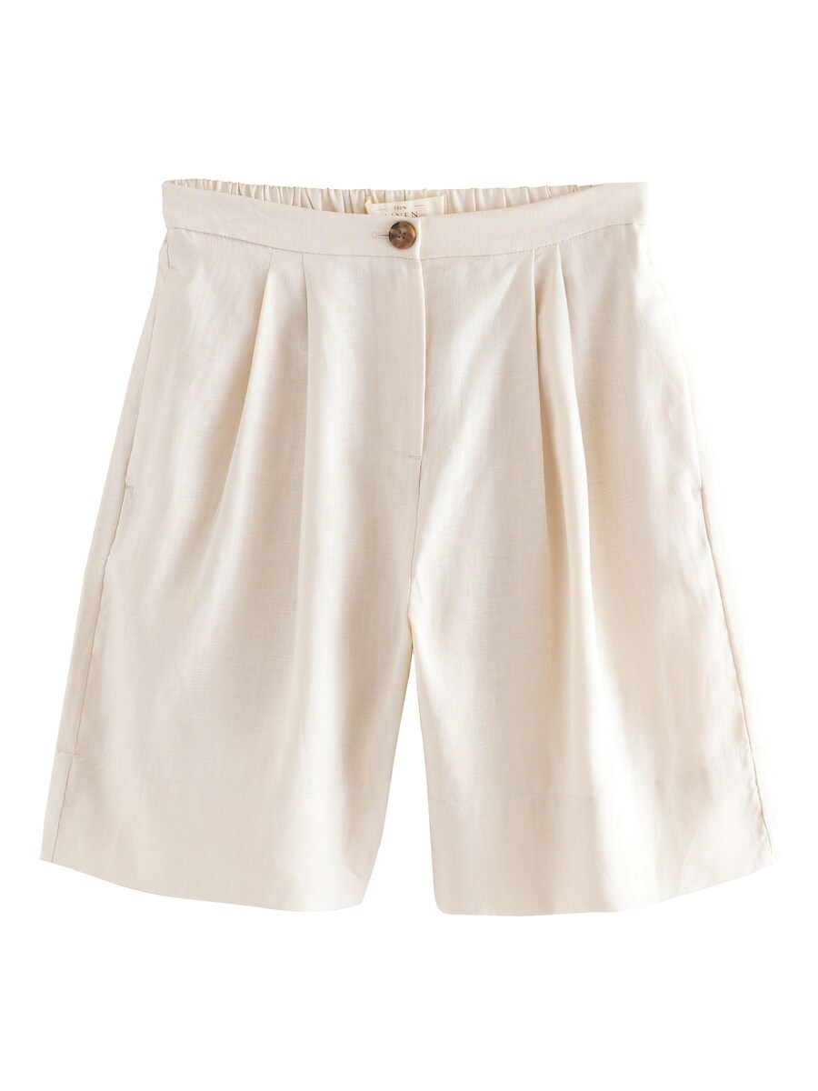 Обычные брюки со складками спереди Next, бежевый
Обычные брюки со складками спереди Next, бежевый