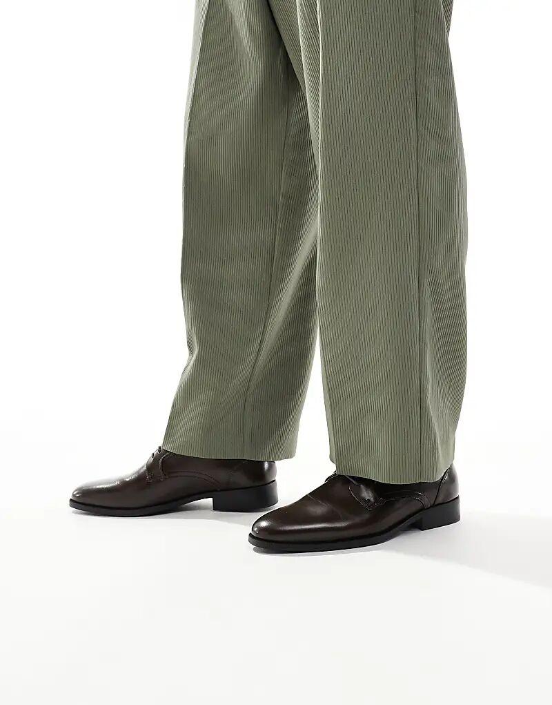 Туфли дерби River Island темно-коричневого цвета
Туфли дерби River Island темно-коричневого цвета