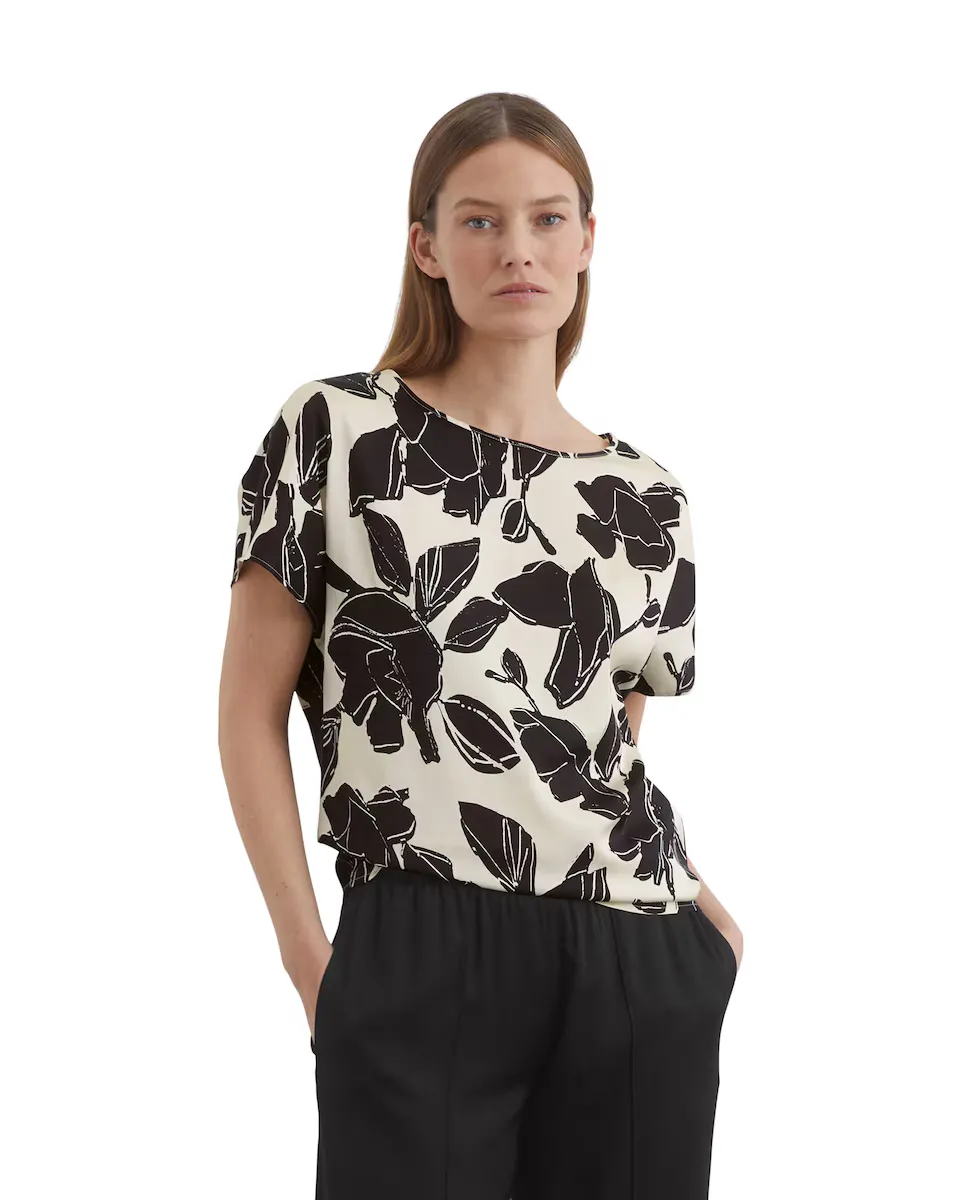 Обычная женская блузка с принтом из эластичного атласа и вискозы MARC O'POLO, черный
Обычная женская блузка с принтом из эластичного атласа и вискозы MARC O'POLO, черный