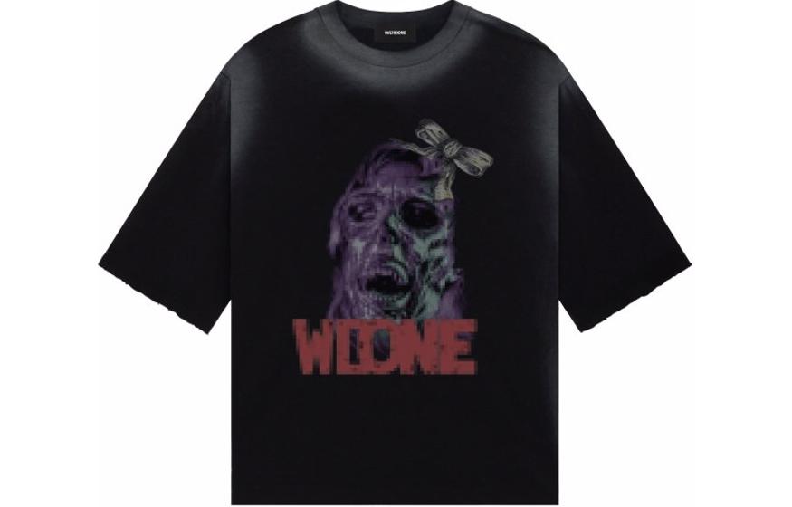 WE11DONE Футболка унисекс черная SS24
WE11DONE Футболка унисекс черная SS24
