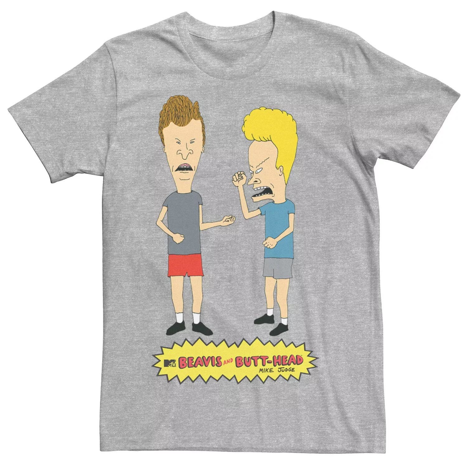 Мужская футболка с логотипом Beavis & Butthead Metal Group Shot Licensed Character
Мужская футболка с логотипом Beavis & Butthead Metal Group Shot Licensed Character