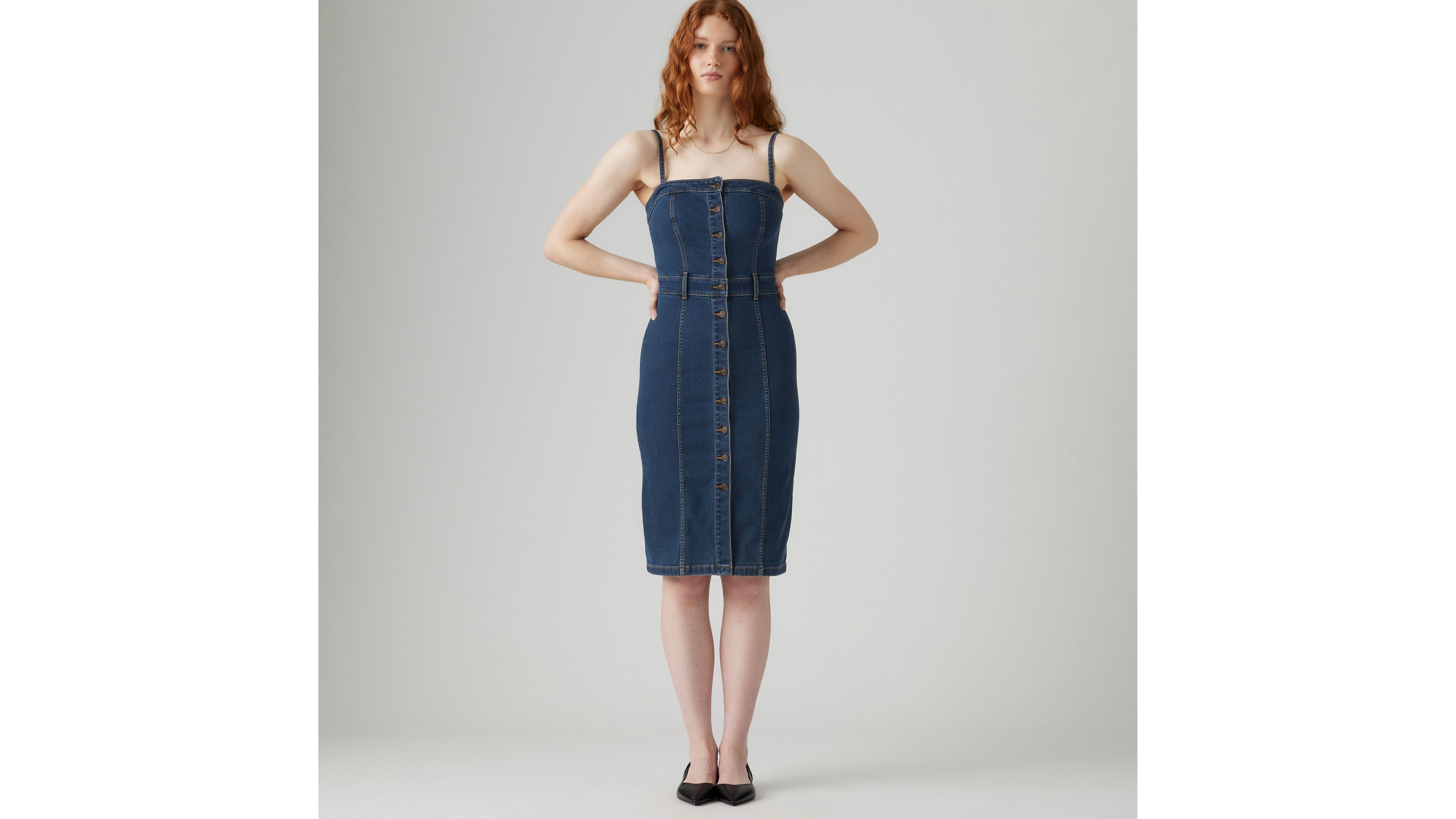 Платье-бюстье из денима Levi's, Upper East Side - Blue
Платье-бюстье из денима Levi's, Upper East Side - Blue