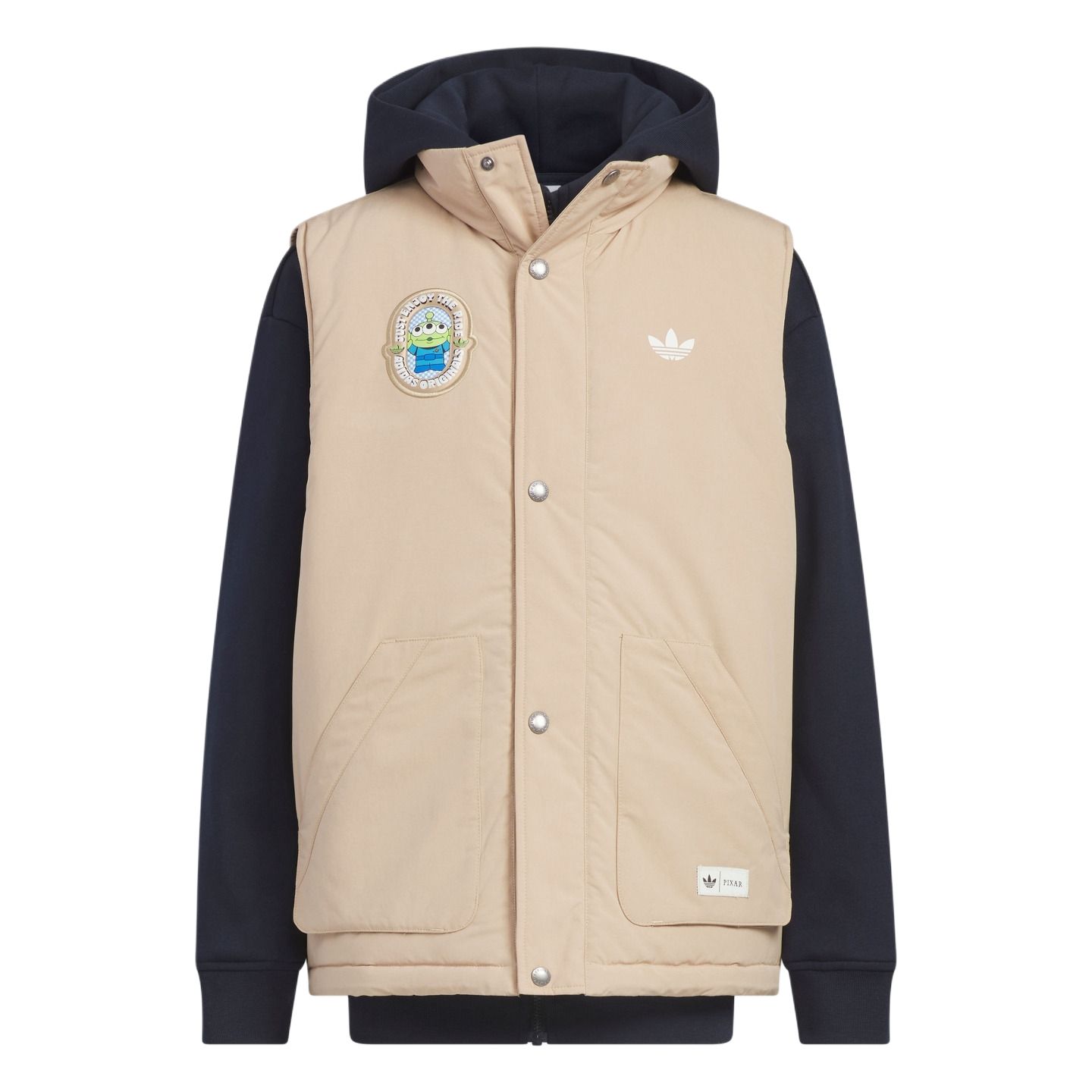 Детский комплект Disney Jacket Toy Story из 2 предметов Adidas Originals, Legend Ink/Warm Sand
Детский комплект Disney Jacket Toy Story из 2 предметов Adidas Originals, Legend Ink/Warm Sand