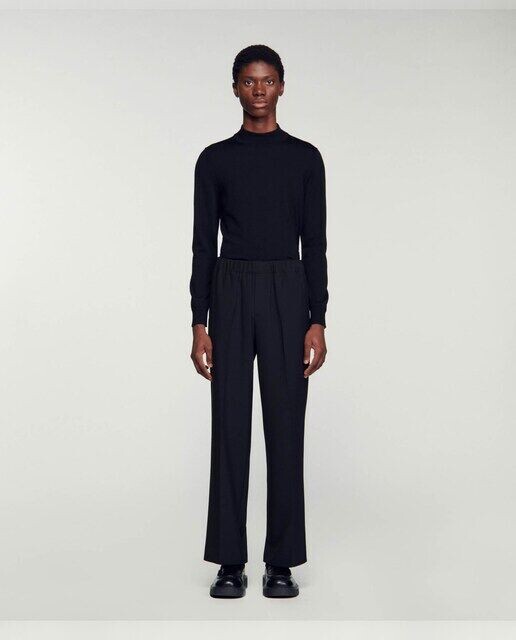 Свободные мужские классические брюки Sandro, черный
Свободные мужские классические брюки Sandro, черный