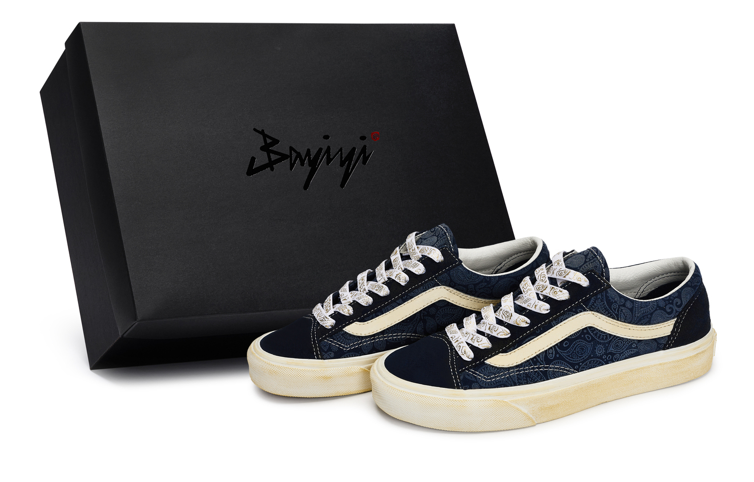 Vans Кроссовки Unisex Style 36 низкие сине-белые с принтом пейсли в винтажном стиле, цвет Paisley Print (Distressed Style)
Vans Кроссовки Unisex Style 36 низкие сине-белые с принтом пейсли в винтажном стиле, цвет Paisley Print (Distressed Style)