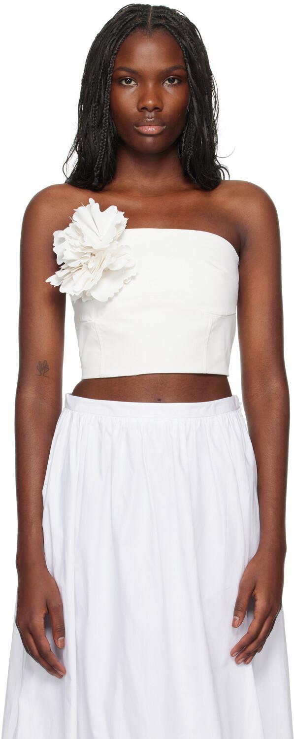 SSENSE Эксклюзивный белый топ-бандо Джоконда Kika Vargas
SSENSE Эксклюзивный белый топ-бандо Джоконда Kika Vargas