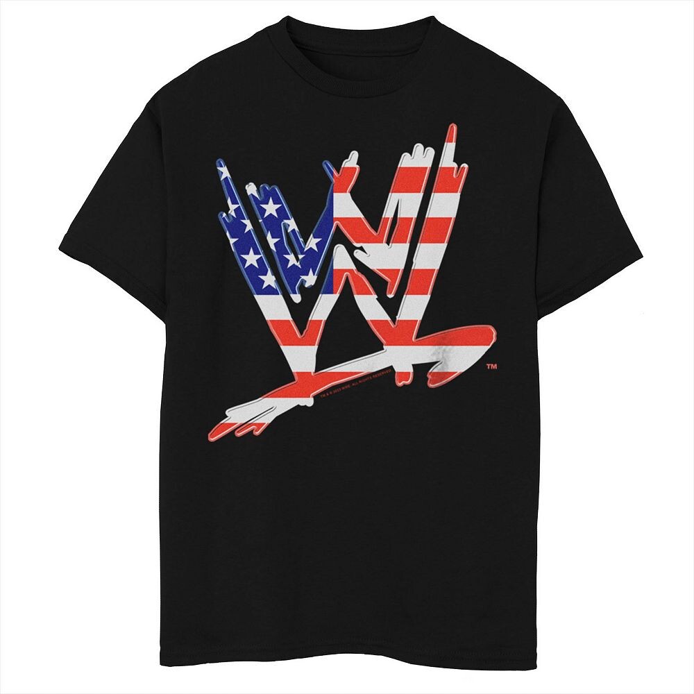 Футболка с графическим логотипом и логотипом WWE США для мальчиков Licensed Character, черный
Футболка с графическим логотипом и логотипом WWE США для мальчиков Licensed Character, черный