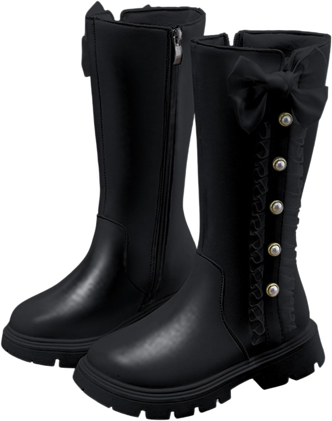 Детские сапоги до колена для девочек, сапоги средней длины, верховые сапоги, искусственная кожа, молния, панк/гот стиль, осень-зима, с бантом, боевые сапоги, маленькие и большие размеры Generic, B01 Black
Детские сапоги до колена для девочек, сапоги средней длины, верховые сапоги, искусственная кожа, молния, панк/гот стиль, осень-зима, с бантом, боевые сапоги, маленькие и большие размеры Generic, B01 Black