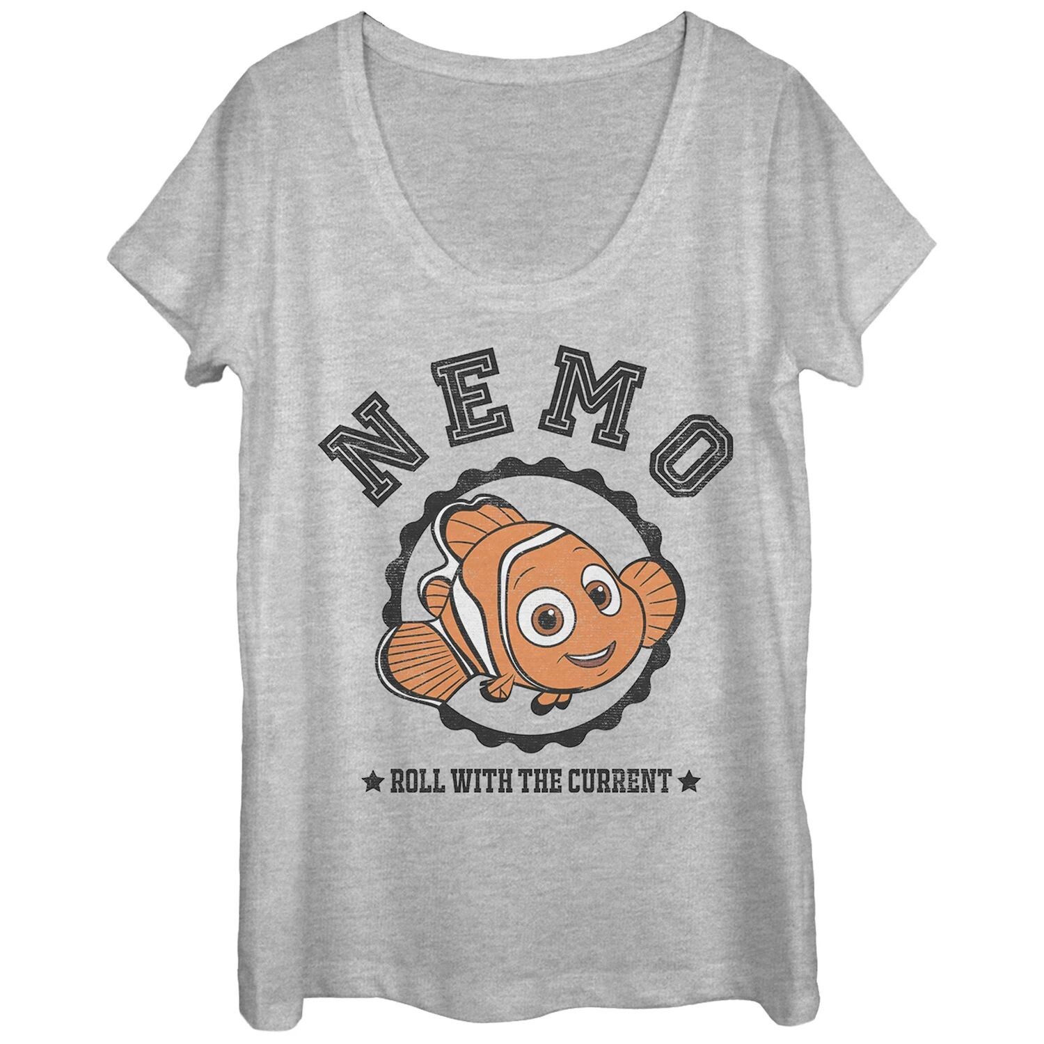 Футболка Nemo с круглым вырезом в университетском стиле Disney/Pixar Finding Nemo Juniors Licensed Character 
Футболка Nemo с круглым вырезом в университетском стиле Disney/Pixar Finding Nemo Juniors Licensed Character