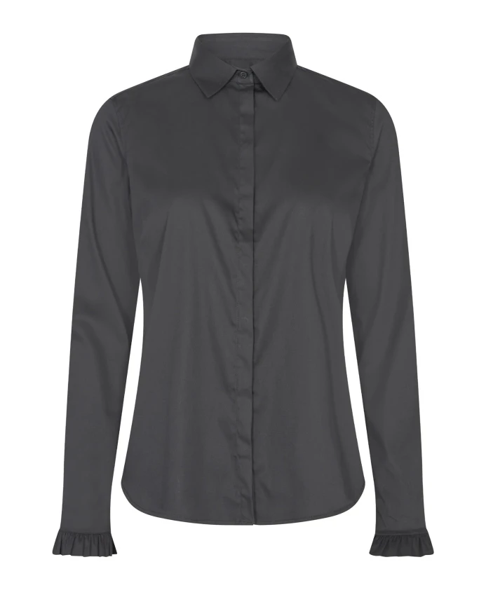 Черная блузка с оборками. Mos Mosh, черный
Черная блузка с оборками. Mos Mosh, черный