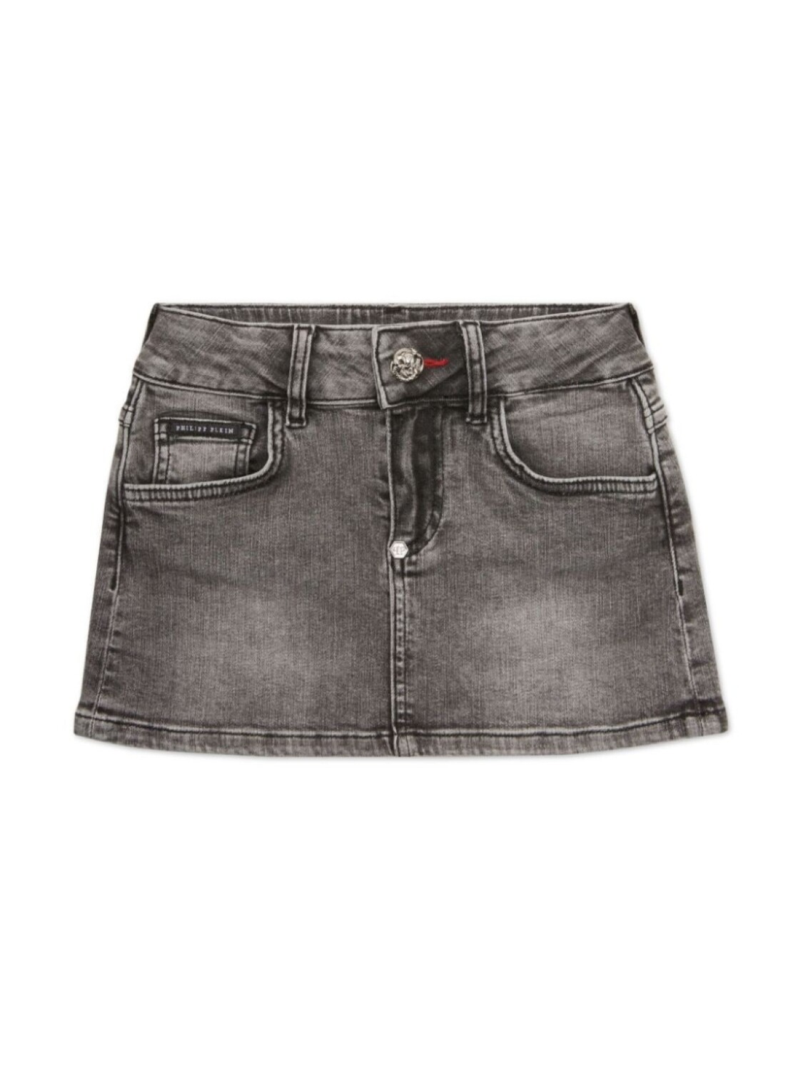 Джинсовая мини-юбка Philipp Plein Junior, серый
Джинсовая мини-юбка Philipp Plein Junior, серый