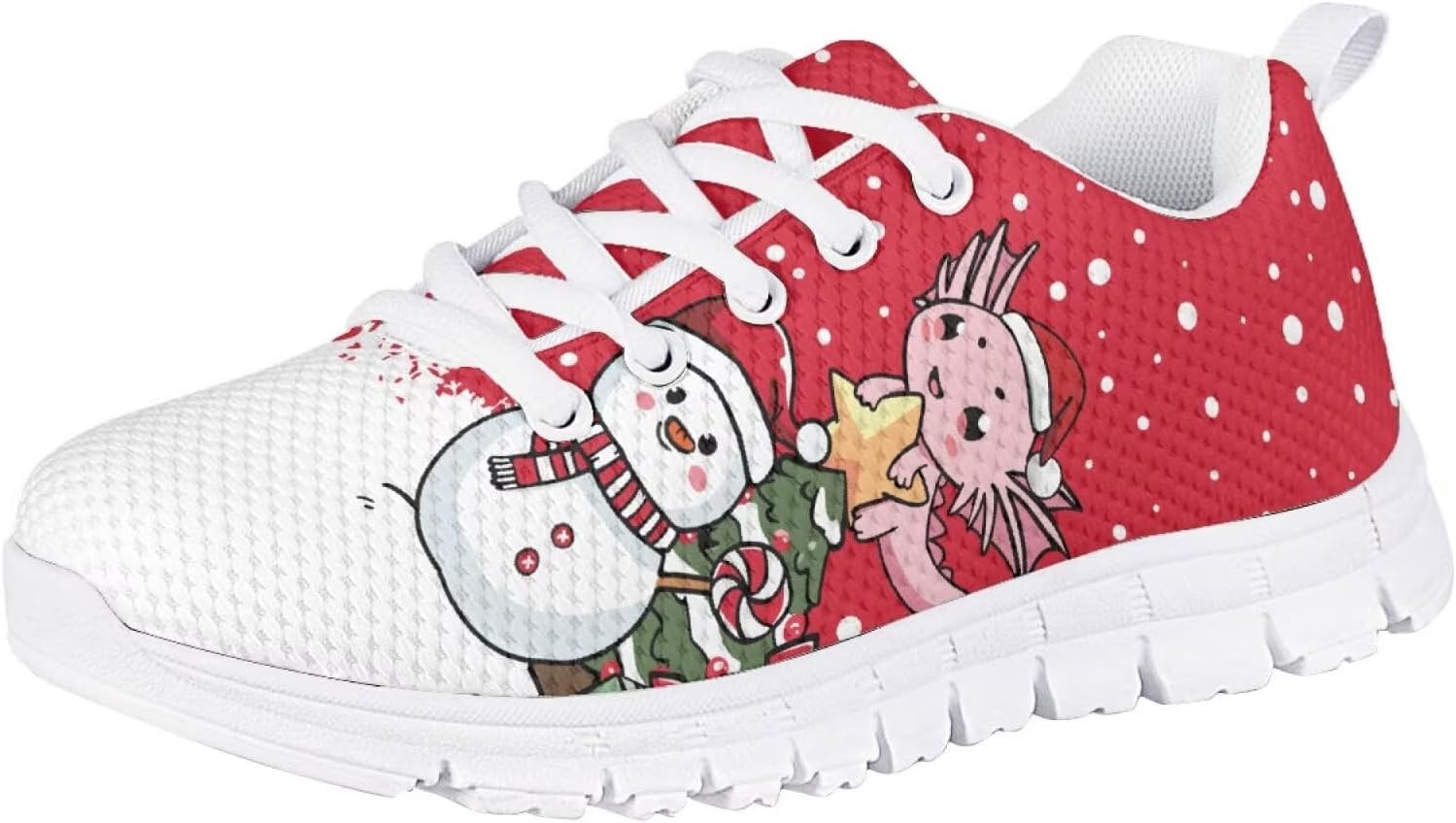 Кроссовки Forchrinse для мальчиков и девочек, с шнуровкой, для бега и ходьбы, повседневные, с плоской подошвой и противоскользящей подошвой, Christmas Axolotl Snowman
Кроссовки Forchrinse для мальчиков и девочек, с шнуровкой, для бега и ходьбы, повседневные, с плоской подошвой и противоскользящей подошвой, Christmas Axolotl Snowman