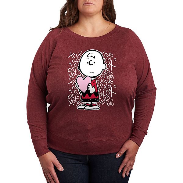 Футболка Plus size с принтом Peanuts Charlie Brown XOXO Licensed Character, Heather Maroon, Коричневый, Футболка Plus size с принтом Peanuts Charlie Brown XOXO Licensed Character, Heather Maroon
Футболка Plus size с принтом Peanuts Charlie Brown XOXO Licensed Character, Heather Maroon, Коричневый, Футболка Plus size с принтом Peanuts Charlie Brown XOXO Licensed Character, Heather Maroon