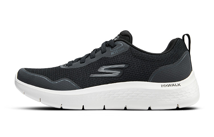 Амортизирующие и дышащие низкие кроссовки для бега мужские Black Skechers, черно-белые
Амортизирующие и дышащие низкие кроссовки для бега мужские Black Skechers, черно-белые