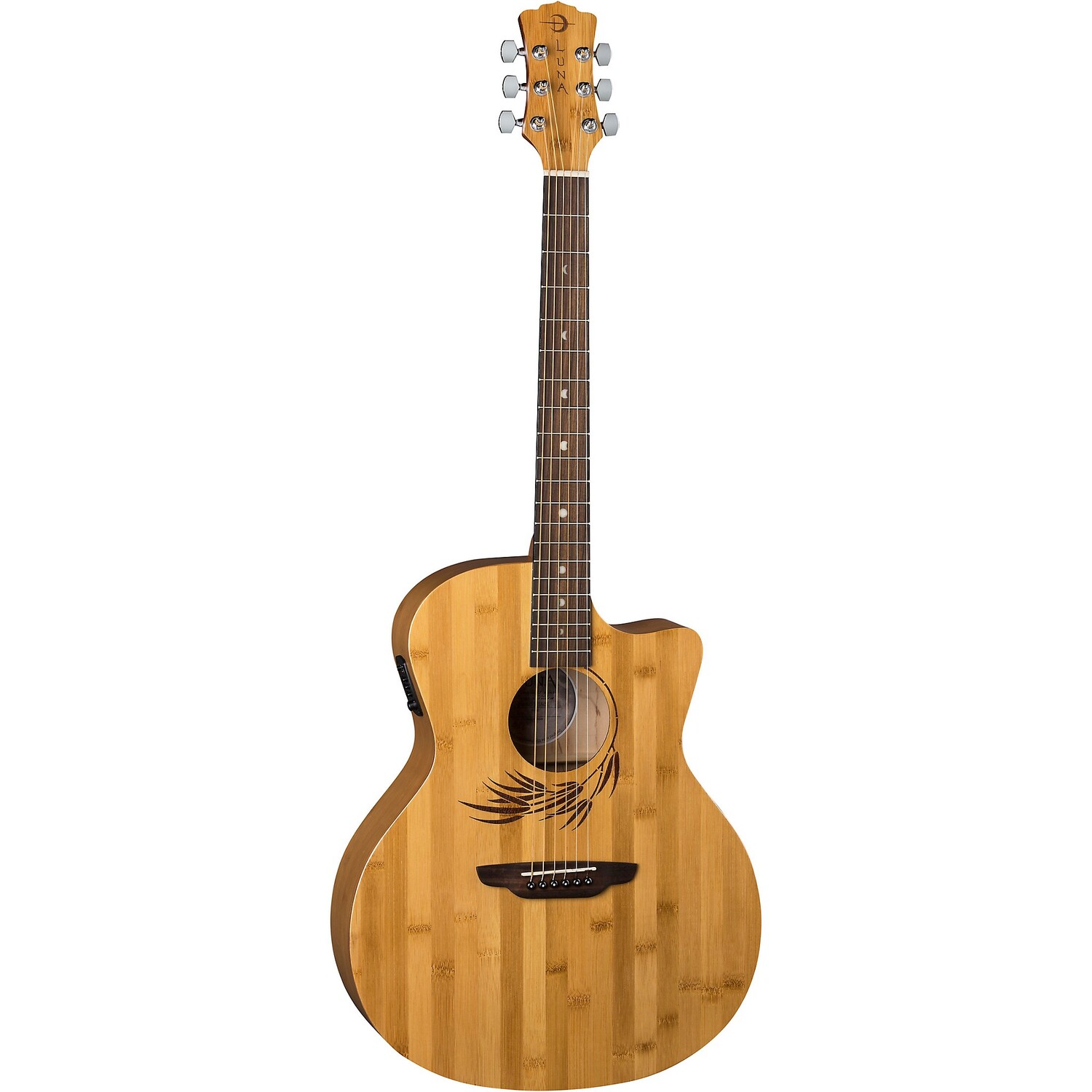 Luna Guitars Woodland Bamboo Grand Auditorium Акустически-электрическая гитара Natural
Luna Guitars Woodland Bamboo Grand Auditorium Акустически-электрическая гитара Natural