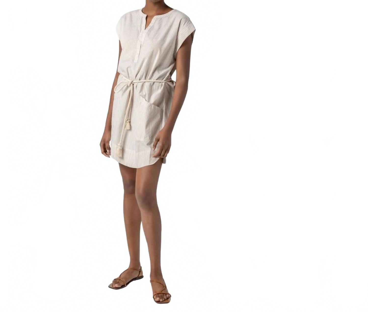 Полосатое платье с разрезом на шее в полоску Flax Lilla P, Flax Stripe
Полосатое платье с разрезом на шее в полоску Flax Lilla P, Flax Stripe