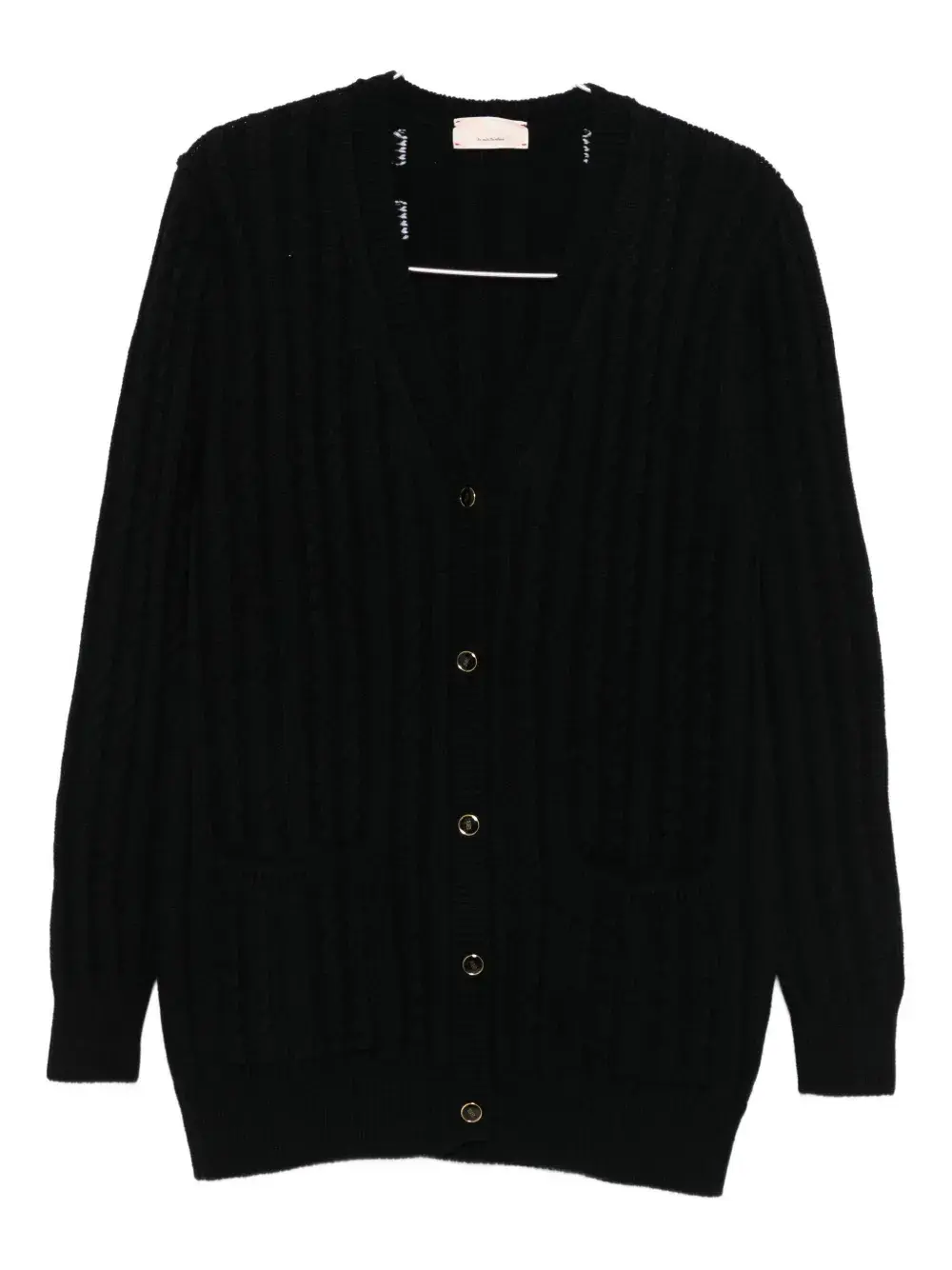 Кардиган на пуговицах Elisabetta Franchi La Mia Bambina, черный
Кардиган на пуговицах Elisabetta Franchi La Mia Bambina, черный