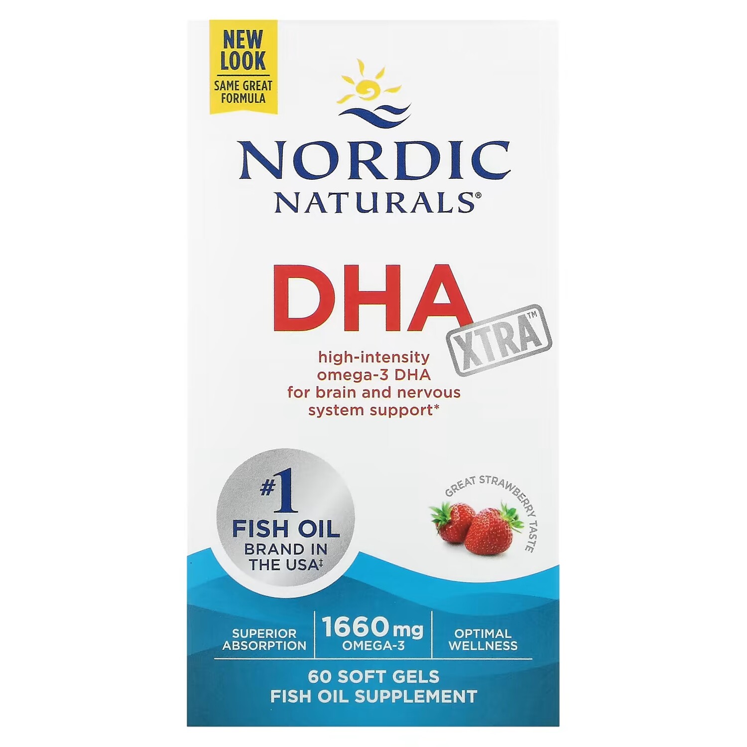 DHA Xtra Strawberry 60 мягких таблеток Nordic Naturals
DHA Xtra Strawberry 60 мягких таблеток Nordic Naturals