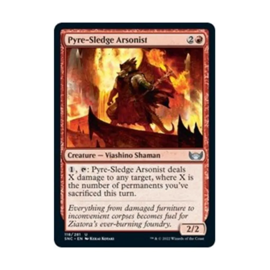 CCG Поджигатель Огненных Саней (U), MTG - Streets of New Capenna
CCG Поджигатель Огненных Саней (U), MTG - Streets of New Capenna