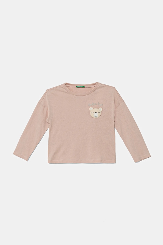 Детская хлопковая кофта с длинным рукавом United Colors Of Benetton, розовый
Детская хлопковая кофта с длинным рукавом United Colors Of Benetton, розовый