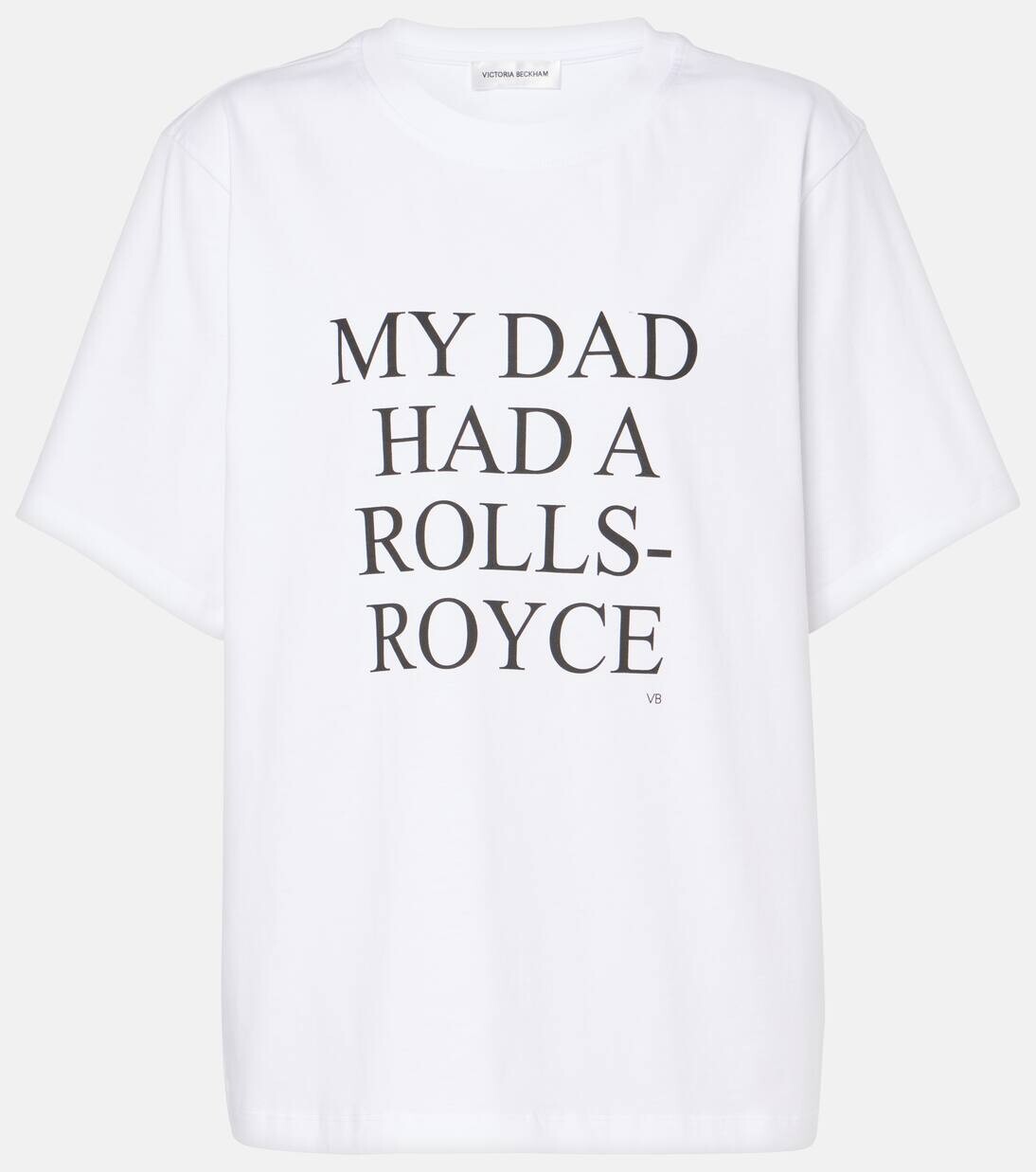 Футболка из хлопкового джерси с надписью Victoria Beckham, белый
Футболка из хлопкового джерси с надписью Victoria Beckham, белый