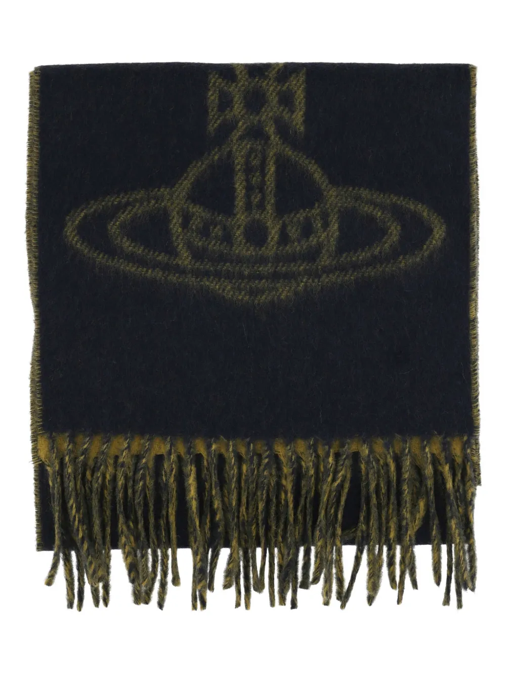 Шарф с бахромой и орнаментом Orb Vivienne Westwood, черный
Шарф с бахромой и орнаментом Orb Vivienne Westwood, черный