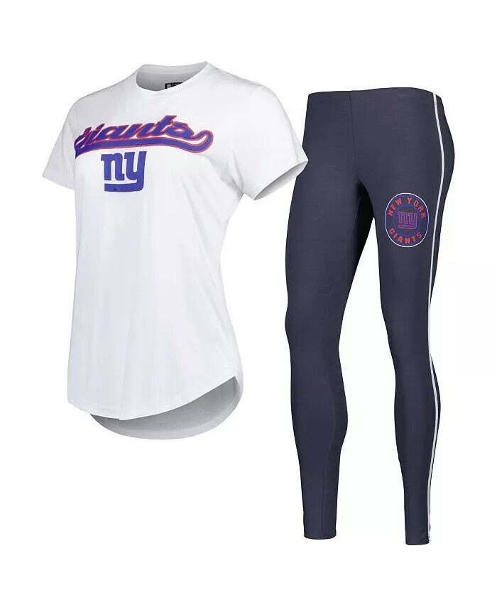 Женский комплект из футболки и леггинсов для сна New York Giants Sonata белого, темно-серого цвета Concepts Sport, белый
Женский комплект из футболки и леггинсов для сна New York Giants Sonata белого, темно-серого цвета Concepts Sport, белый