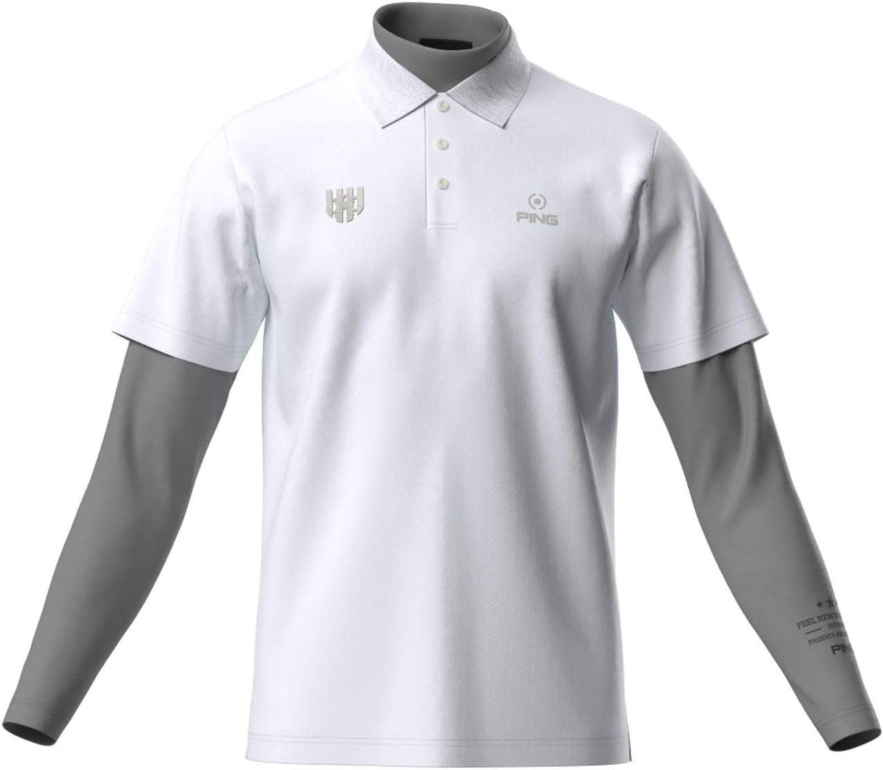 Мужской многослойный комплект одежды Ping Apparel (рубашка с высоким воротником и поло) / Для игры в гольф / 621-5260800, белый
Мужской многослойный комплект одежды Ping Apparel (рубашка с высоким воротником и поло) / Для игры в гольф / 621-5260800, белый