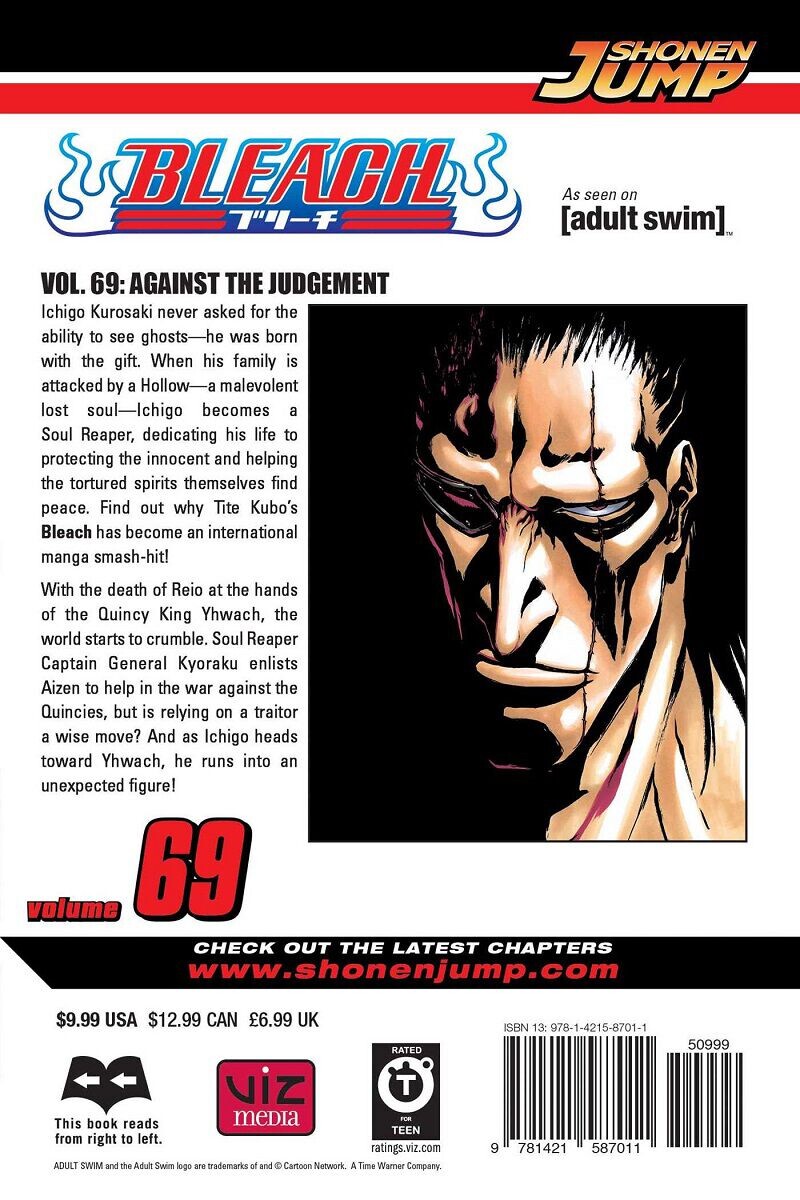 Манга BLEACH Manga Volume 69
Манга BLEACH Manga Volume 69