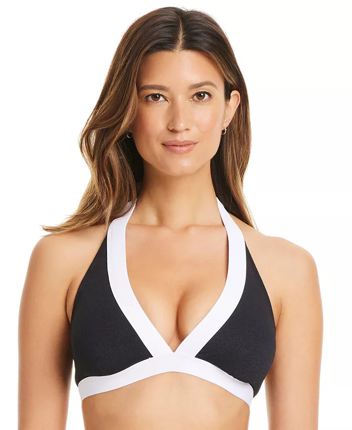 Женский бикини-топ IM With The Band Halter Bleu by Rod Beattie, черный
Женский бикини-топ IM With The Band Halter Bleu by Rod Beattie, черный