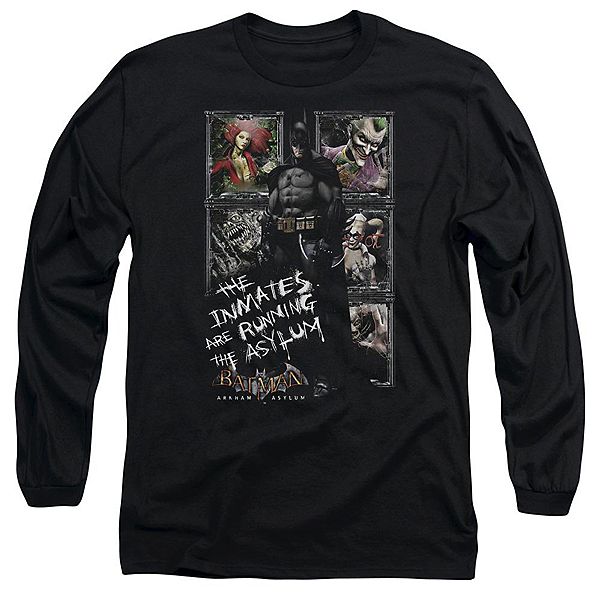 Футболка с длинным рукавом Batman Arkham Asylum Running the Asylum Licensed Character
Футболка с длинным рукавом Batman Arkham Asylum Running the Asylum Licensed Character