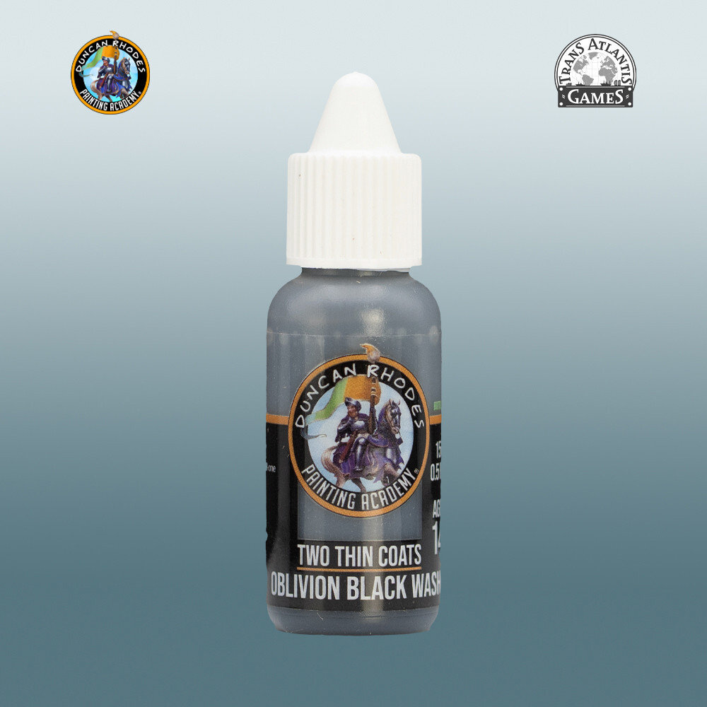 Аксессуары Duncan Rhodes Painting Academy Two Thin Coats: Oblivion Black Wash (15ml)
Аксессуары Duncan Rhodes Painting Academy Two Thin Coats: Oblivion Black Wash (15ml)