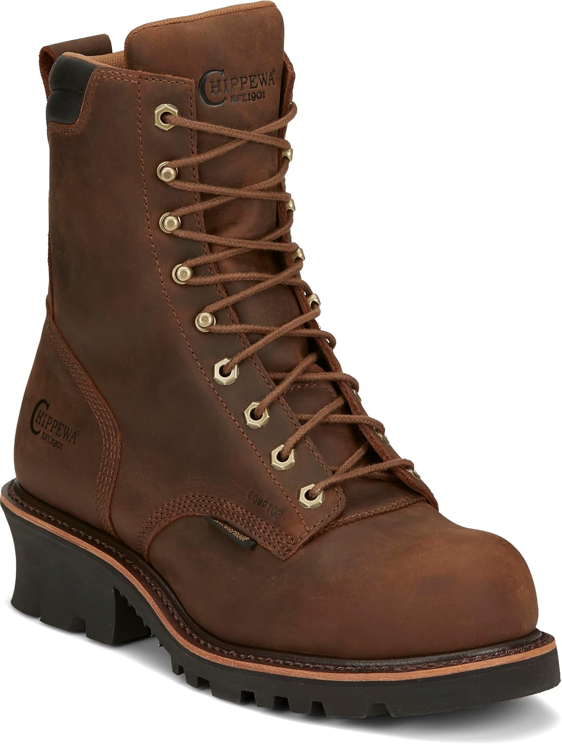Мужские защитные ботинки Chippewa Valdor 8 с водонепроницаемым композитным носком - Рабочая коллекция - Премиальная кожа полнозерновая, бежевый
Мужские защитные ботинки Chippewa Valdor 8 с водонепроницаемым композитным носком - Рабочая коллекция - Премиальная кожа полнозерновая, бежевый