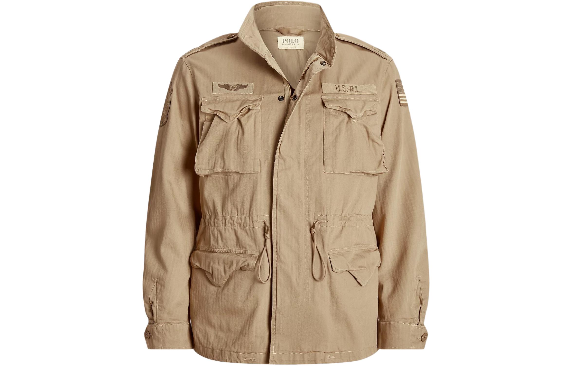 Куртка с фирменным логотипом Polo Ralph Lauren, хаки
Куртка с фирменным логотипом Polo Ralph Lauren, хаки