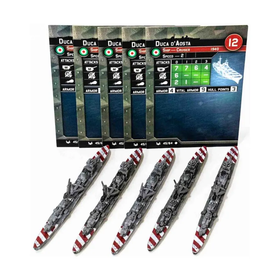 Дука д'Аоста (U) x5, Axis & Allies - Collectible Miniatures Game - War at Sea - Base Set Singles
Дука д'Аоста (U) x5, Axis & Allies - Collectible Miniatures Game - War at Sea - Base Set Singles