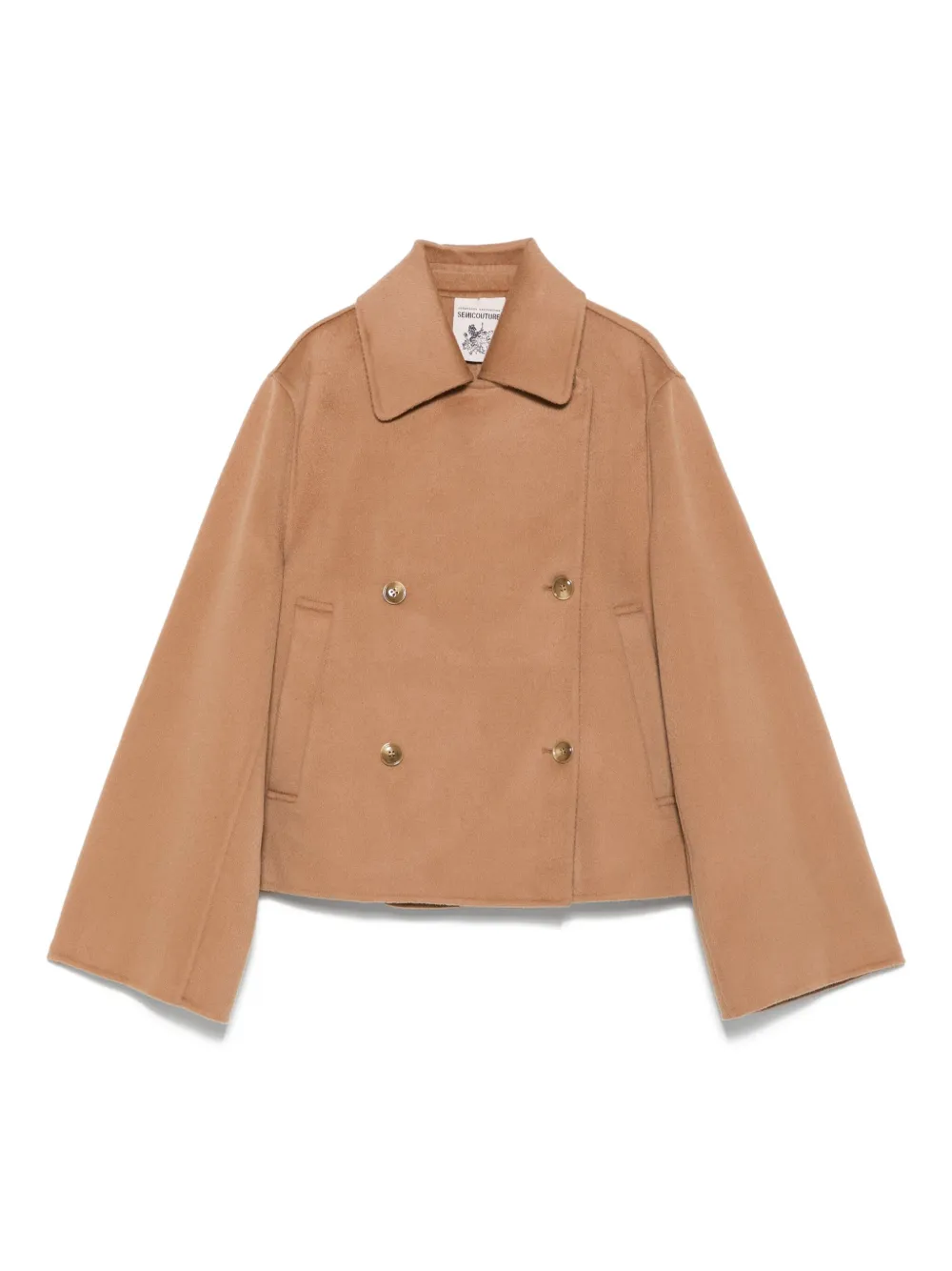 Двубортный бушлат Semicouture, нейтральный
Двубортный бушлат Semicouture, нейтральный